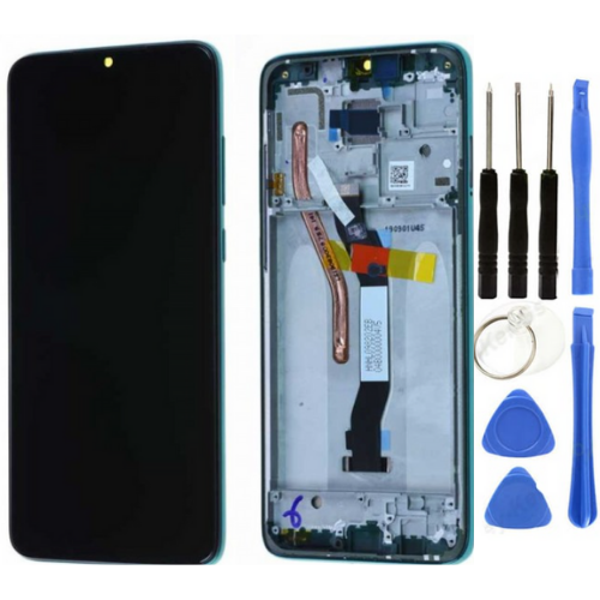 Redmi Note 8 Pro Uyumlu OLED Çıtalı Lcd Ekran Dokunmatik Yeşil + Tamir Seti - Image 1