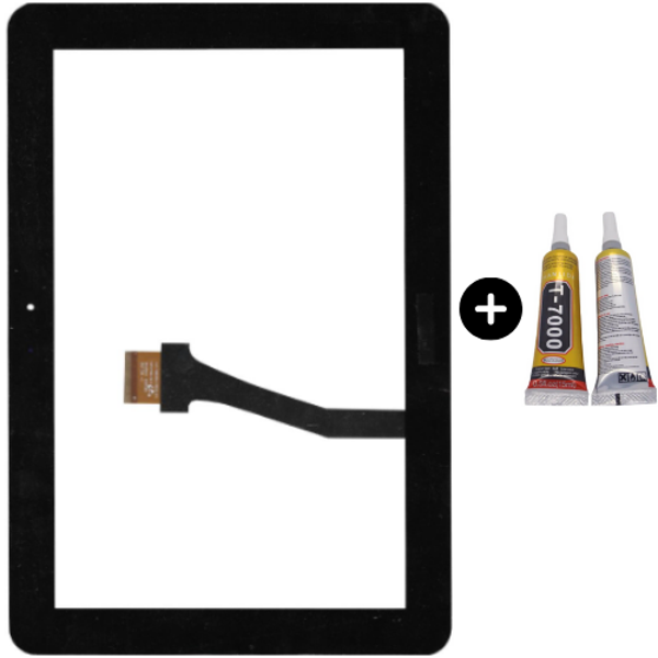 Samsung Galaxy Tab 4 SM-T531 Uyumlu Servis Dokunmatik Siyah + B7000 - Image 1