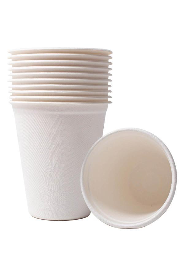 Alsepeteavm  Roll-up Doğa Dostu Karton Bardak 8oz 10lu - Image 1