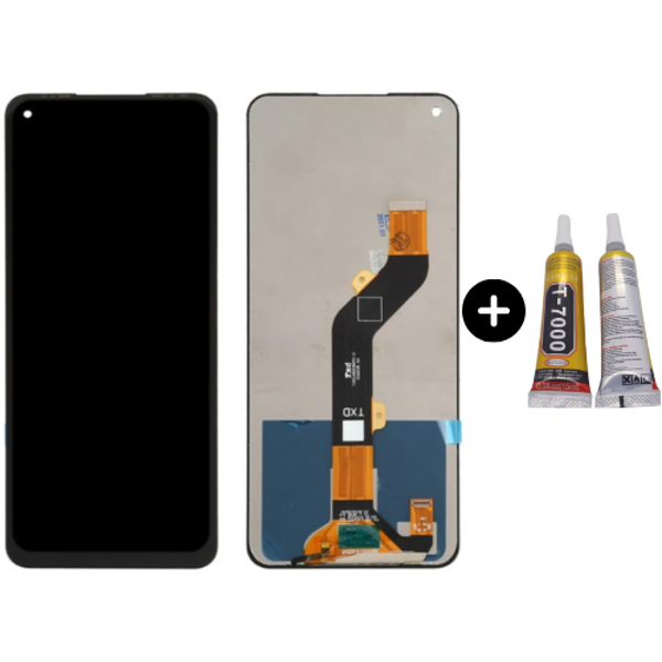 Tecno Camon 17 Uyumlu OLED Lcd Ekran Dokunmatik + B7000 - Image 1