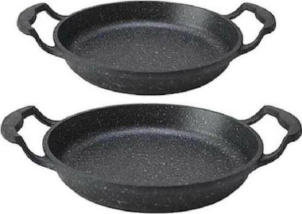 Eda Asya Döküm Granit 2li Kapaksız Sahan Seti 20-22 cm  - Image 1