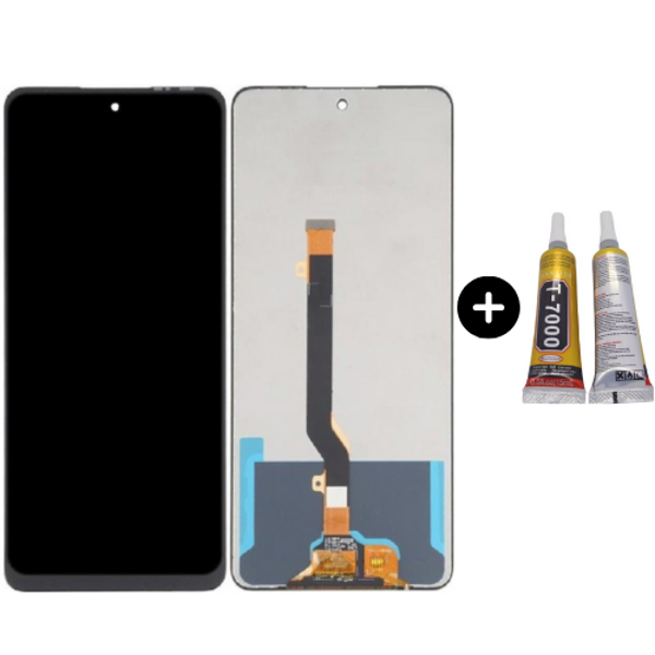 Tecno Spark 8T Uyumlu A Kalite Lcd Ekran Dokunmatik + B7000 - Image 1