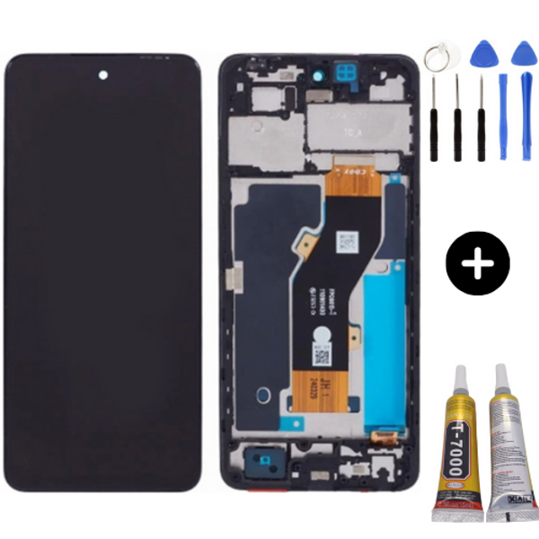 İnfinix Smart 8 Uyumlu Çıtalı A Kalite Lcd Ekran Dokunmatik + Montaj Seti - Image 1