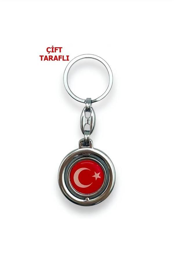 Alsepeteavm Damla Türk Bayraklı Anahtarlık - Image 1