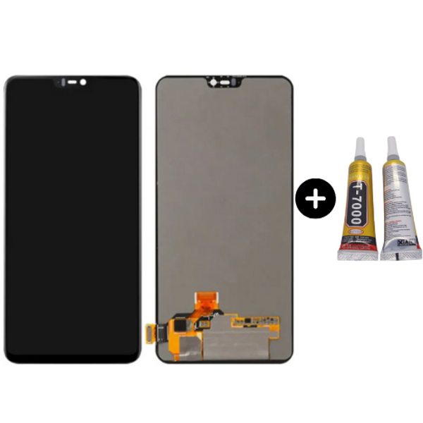 Oneplus 6 Uyumlu OLED Lcd Ekran Dokunmatik + B7000 - Image 1