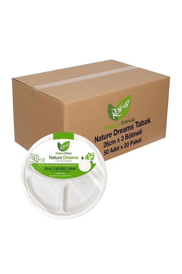 Alsepeteavm  Roll-up Nature Dreams Tabak 26cm-3 Gözlü 50 Adet X 20 Paket (koli) - Image 1