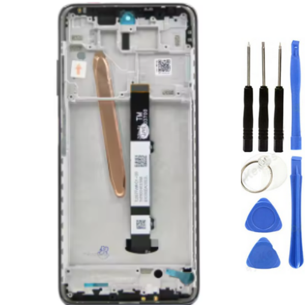 Xiaomi Poco X3 Nfc Uyumlu OLED Çıtalı Lcd Ekran Dokunmatik Siyah + Tamir Seti - Image 1