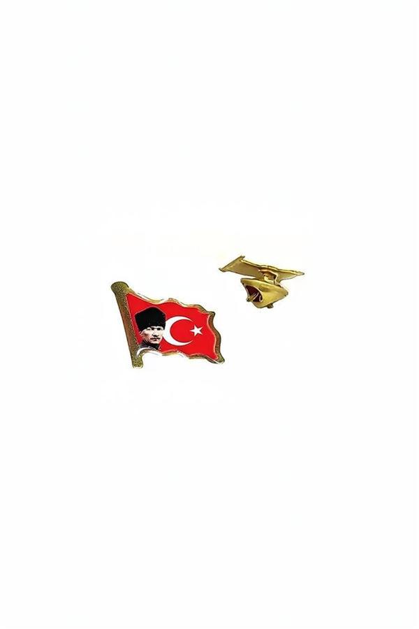 Alsepeteavm Kalpaklı Atatürk  Rozeti (30'lu) - Image 1