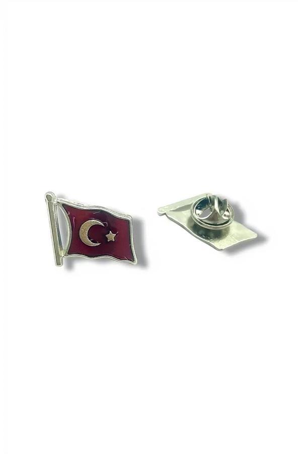 Alsepeteavm Krom Bayrak Rozet Dalgalı (30'lu) - Image 1