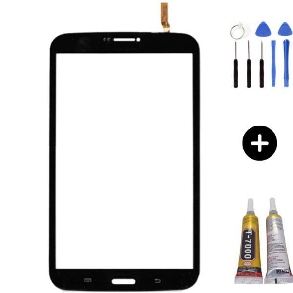 Samsung Galaxy Tab 3 SM-T315 Uyumlu Dokunmatik Siyah + Montaj Seti - Image 1