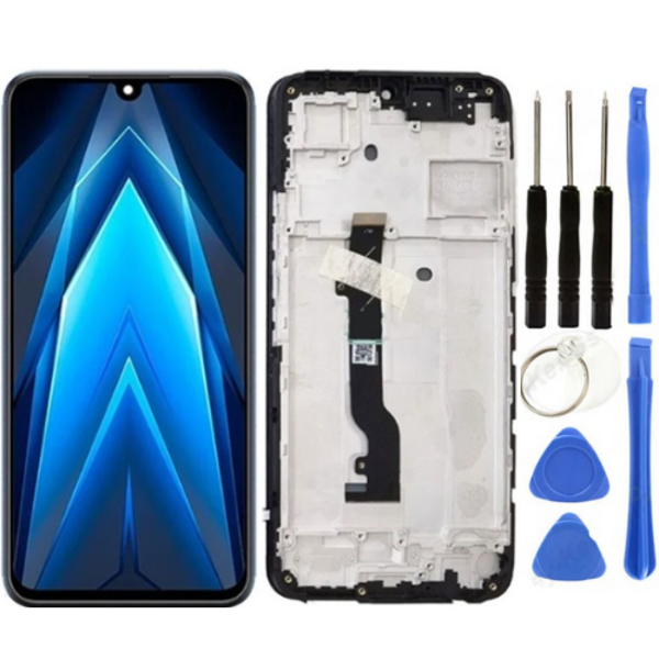 Tecno Pova 4 Pro Uyumlu Çıtalı Servis Lcd Ekran Dokunmatik + Tamir Seti - Image 1
