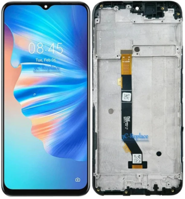 Tecno Spark 8T Uyumlu Çıtalı Lcd Ekran Dokunmatik - Image 1