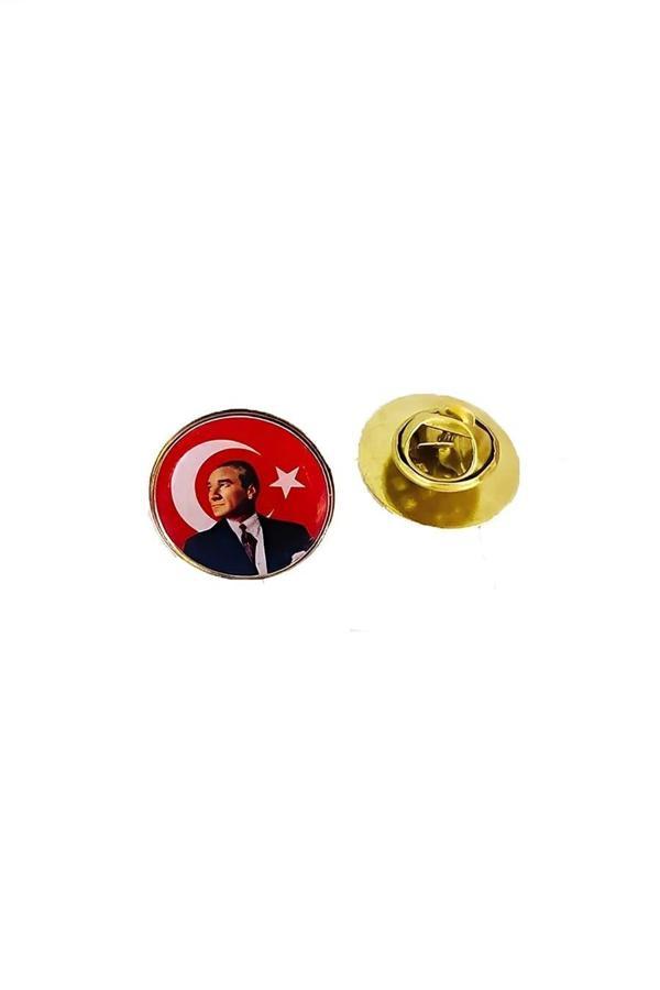 Alsepeteavm Atatürk Sivil Bayraklı Rozet (35'Li) - Image 1