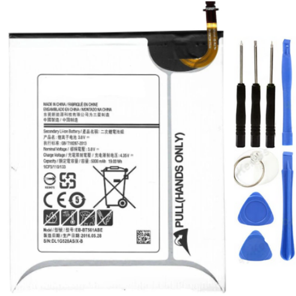 Samsung Galaxy Tab 9.6 SM-T560 Uyumlu Servis Batarya Pil + Tamir Seti - Image 1