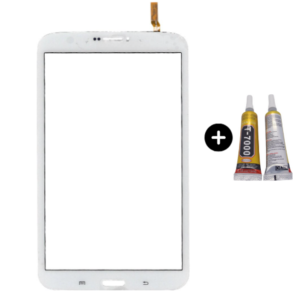 Samsung Galaxy SM-T310 Uyumlu A Kalite Dokunmatik Beyaz + B7000 - Image 1
