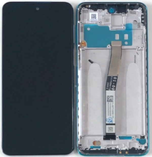 Redmi Note 9S Uyumlu A Kalite Çıtalı Lcd Ekran Dokunmatik Yeşil - Image 1