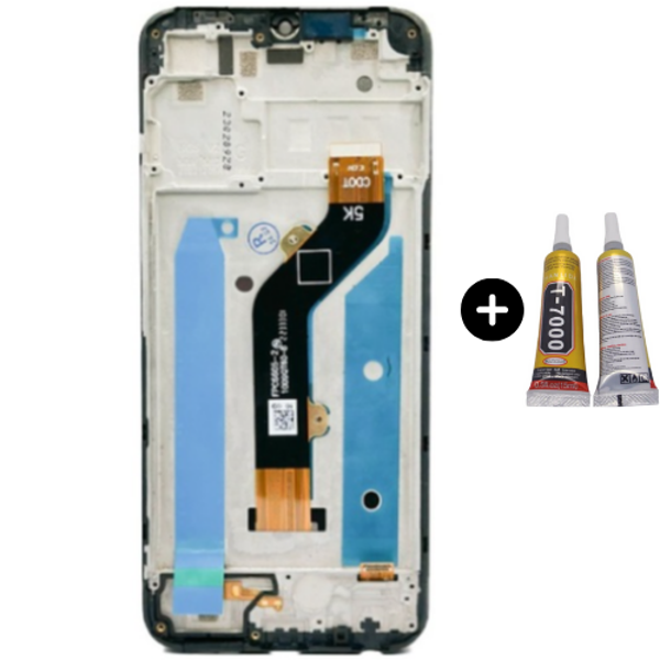 Tecno Spark 8C Uyumlu Servis Çıtalı Lcd Ekran Dokunmatik + B7000 - Image 1