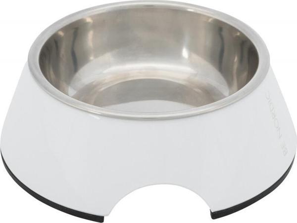 Trixie Köpek Mama ve Su Kabı Melamin Paslanmaz Çelik 0.2Lt-14cm Beyaz - Image 1