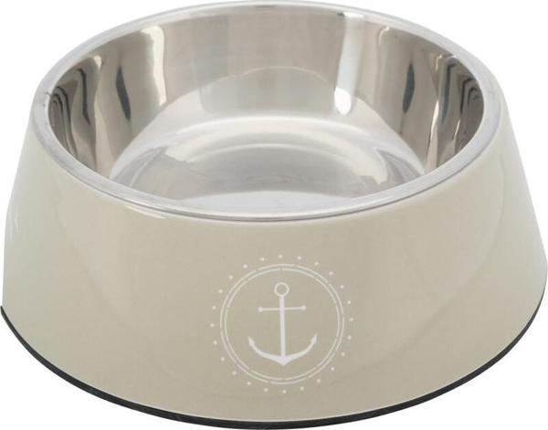 Trixie Köpek Mama ve Su Kabı Melamin Paslanmaz Çelik 0.4Lt-17cm Kum Beji - Image 1