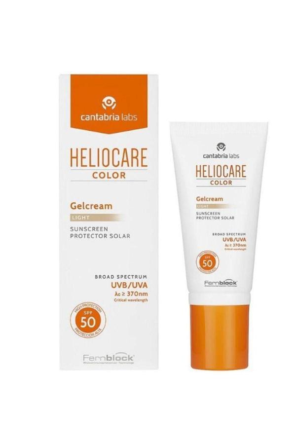 Heliocare Light Buğday Renkli Cildi Güneş Işınlarından Koruyan Özel Bronzlaştırıcı Yağsız Jel Krem - Image 1
