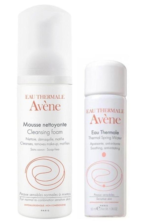 Avene Cilt Temizleyici Köpük Mousse Nettoyante 150 Ml - Termal Su 50 Ml - Image 1