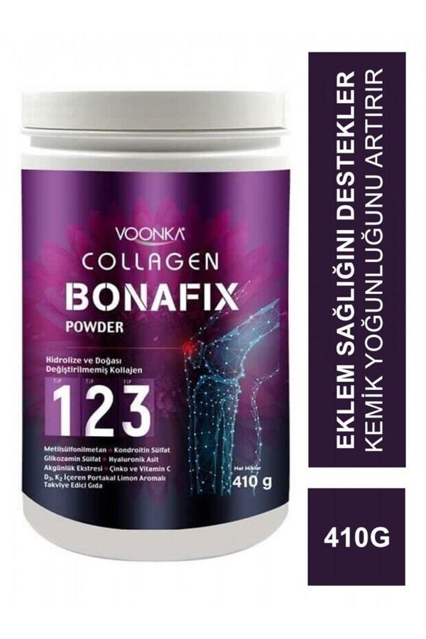 Voonka Collagen Bonafix 410 Gr Powder Tip 1 2 3 Hidrolize Kolajen - Image 1