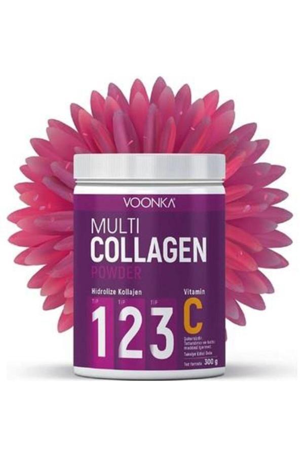 Voonka Multi Collagen Powder 300 Gr - 30 Günlük - Image 1