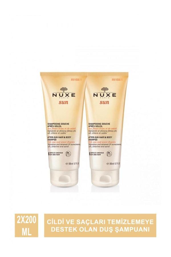 Nuxe Sun Güneş Sonrası Şampuan 200 Ml X 2 Adet - Image 1