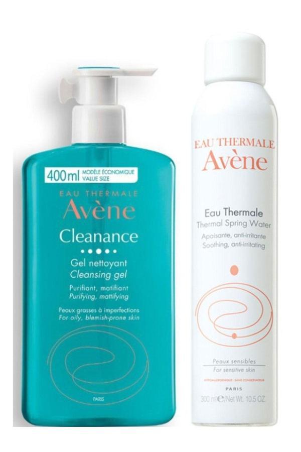 Avene Cleanance Yüz Ve Vücut Temizleme Jeli 400 Ml - Termal Su 300 Ml - Image 1