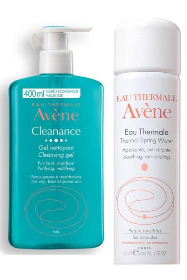 Avene Cleanance Yüz Ve Vücut Temizleme Jeli 400 Ml - Termal Su 50 Ml - Image 1