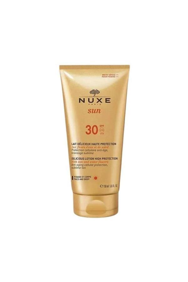 Nuxe Sun Lait Delicieux Hıgh Protection Spf 30 150 Ml Güneş Bakım Sütü - Image 1