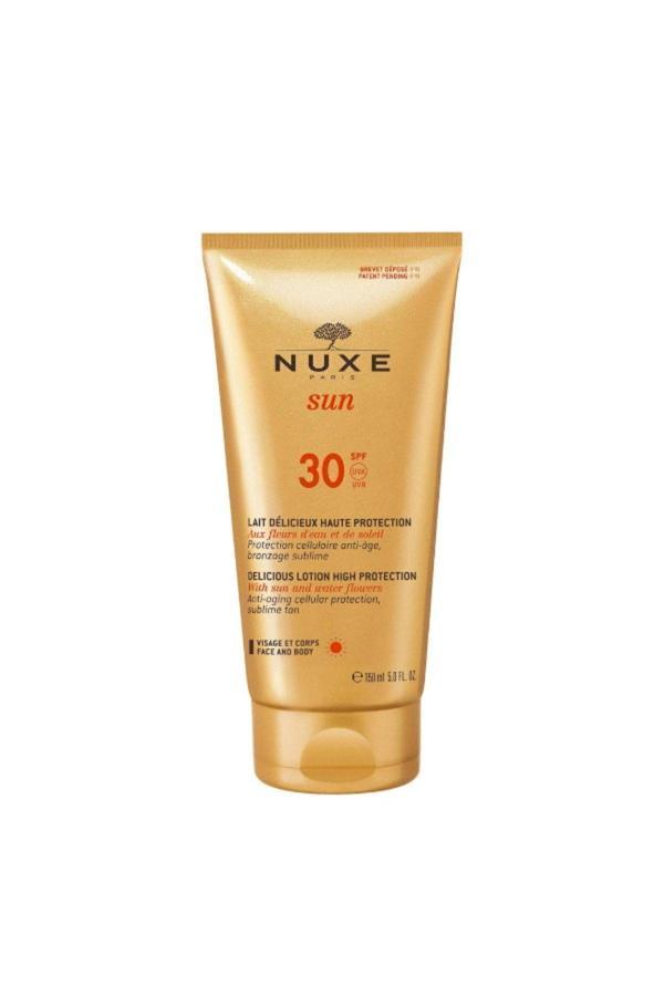 Nuxe Sun Lait Delicieux Spf 30 150 Ml Yüz Ve Vücut - Renkli Güneş Kremi - Image 1