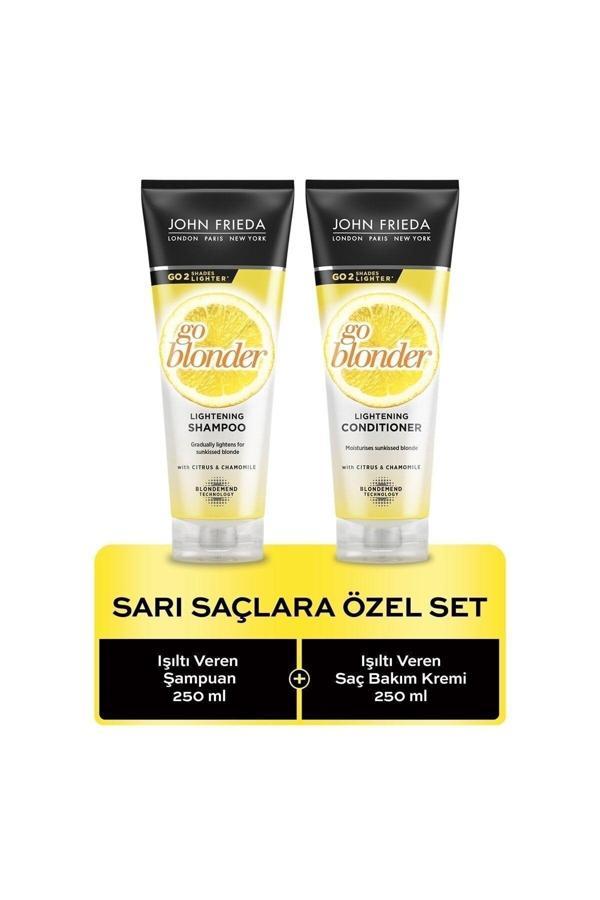 John Frieda Sarı Saçlara Özel Canlılık Ve Parlaklık Veren 2 Li Set - Image 1
