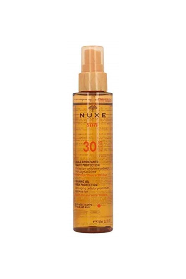 Nuxe Sun Spf 10 Güneş Bronzlaştırıcı Yüz Ve Vücut Yağı - Image 1