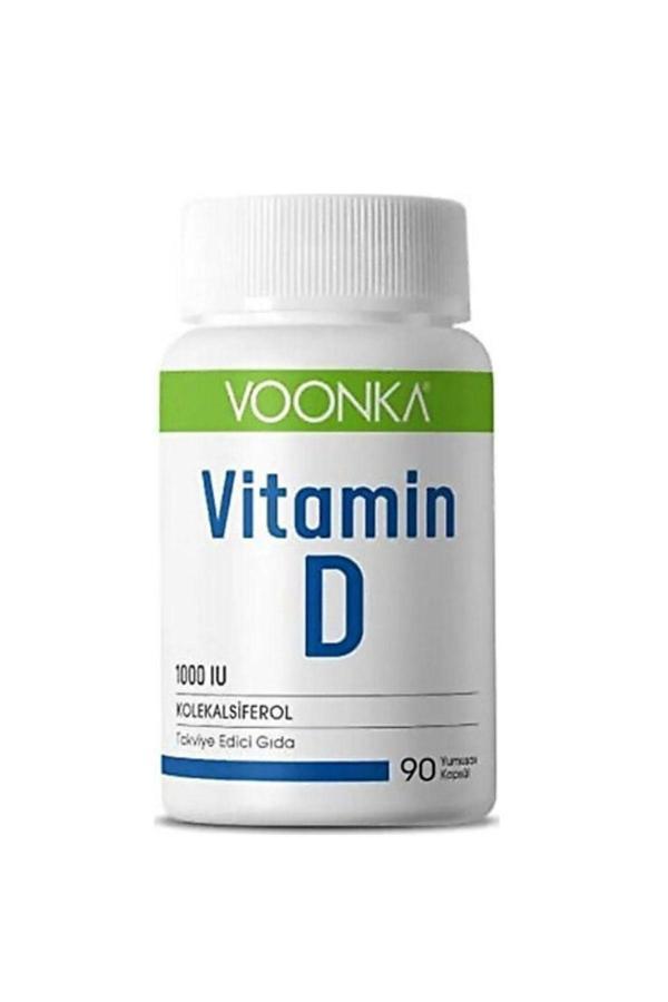 Voonka Vitamin D İçeren Takviye Edici Gıda 90 Kapsül - Image 1