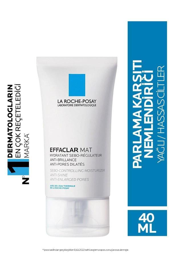 La Roche-Posay Anti-Shine Effaclar Matte Care Cream For Oily Skin Yüz Krem 40 Ml - Image 1