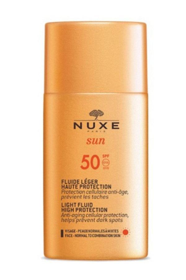 Nuxe Sun Spf 50 Light Fluid High Protection Hafif Dokulu Güneş Kremi 50 Ml - Image 1