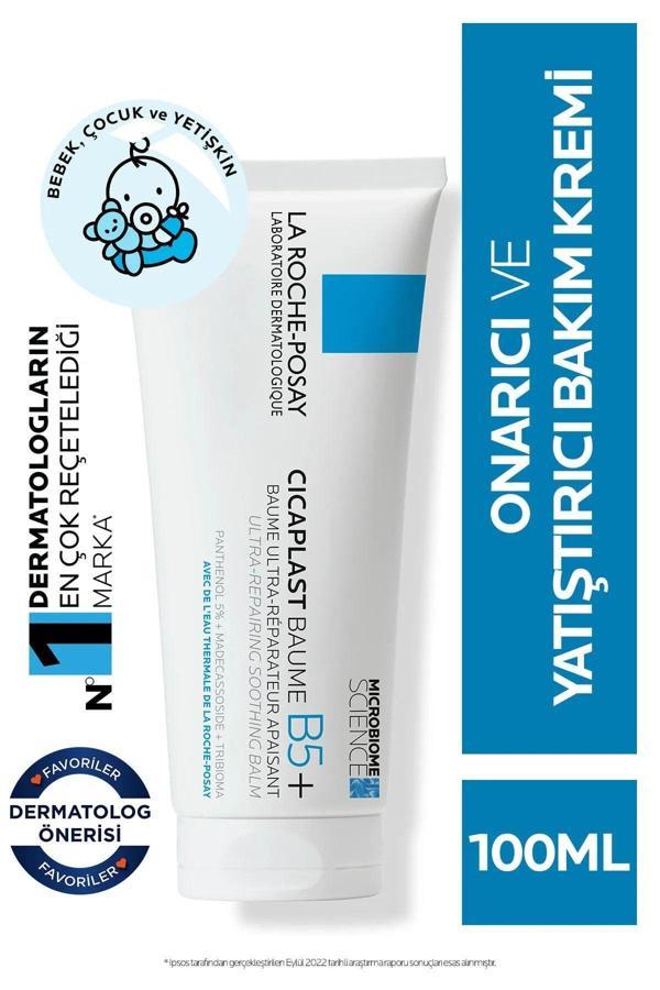 La Roche-Posay Cicaplast Baume B5 100 Ml- Kuru Ve Tahriş Olmuş Ciltler Için Onarıcı Bakım Kremi - Image 1
