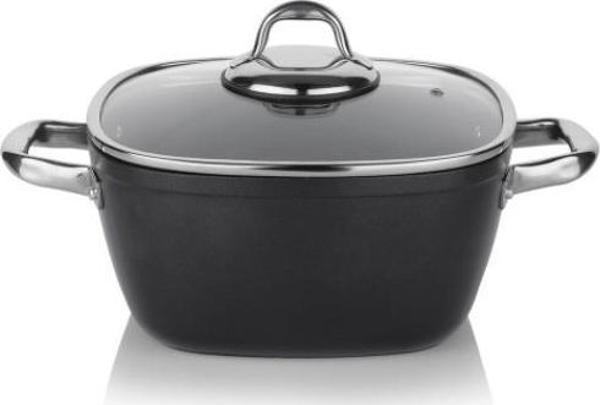 Schafer Gastronomie Master Granit 20 cm Derin Tencere Siyah - Image 1