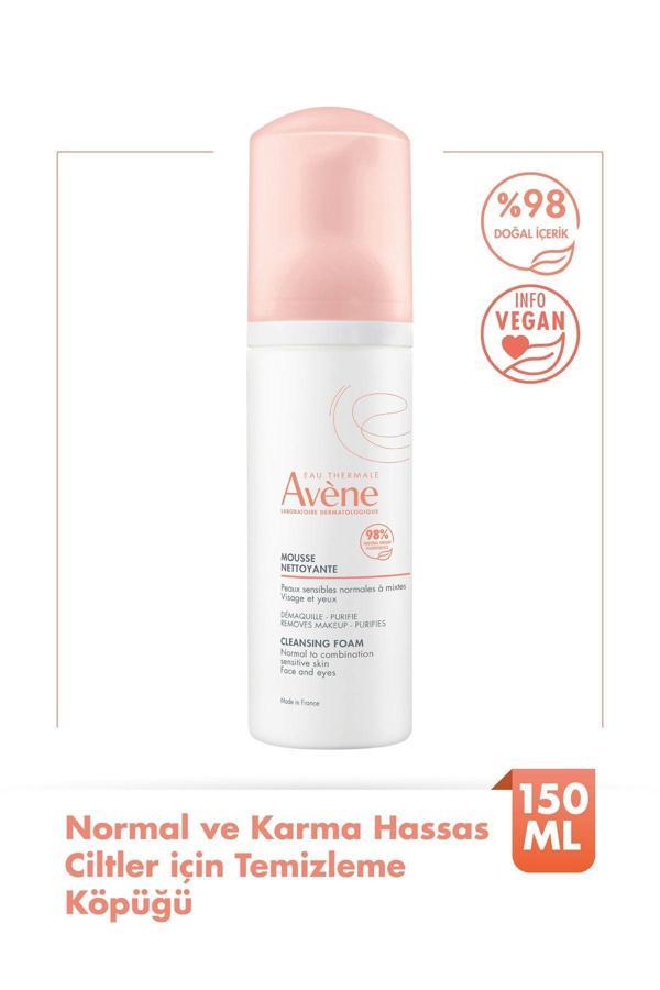Avene Normal Ve Karma Hassas Ciltler İçin Temizleme Köpüğü 150 Ml - Image 1