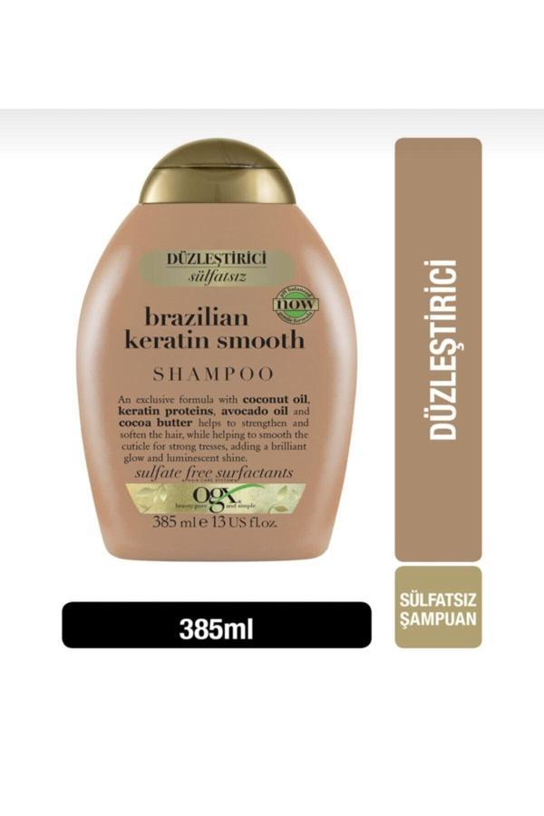 OGX Düzleştirici Etkili Şampuan Brezilya Keratin Terapi Şampuanı 385 Ml Dkürn476 - Image 1