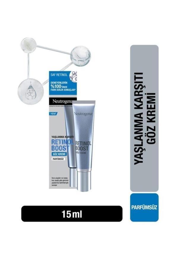 Neutrogena Nemlendirici Retinol Boost Kırışıklık Ve Koyu Leke Karşıtı Göz Kremi Antiaging 15 Ml - Image 1
