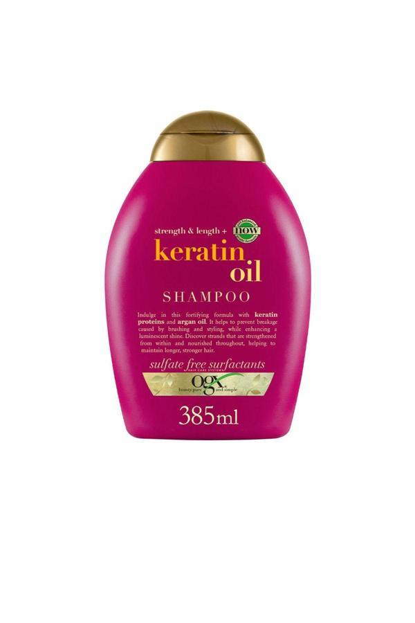 Ogx Keratin Yağı Kırılmaya Karşı Saç Şampuanı 385 Ml - Image 1