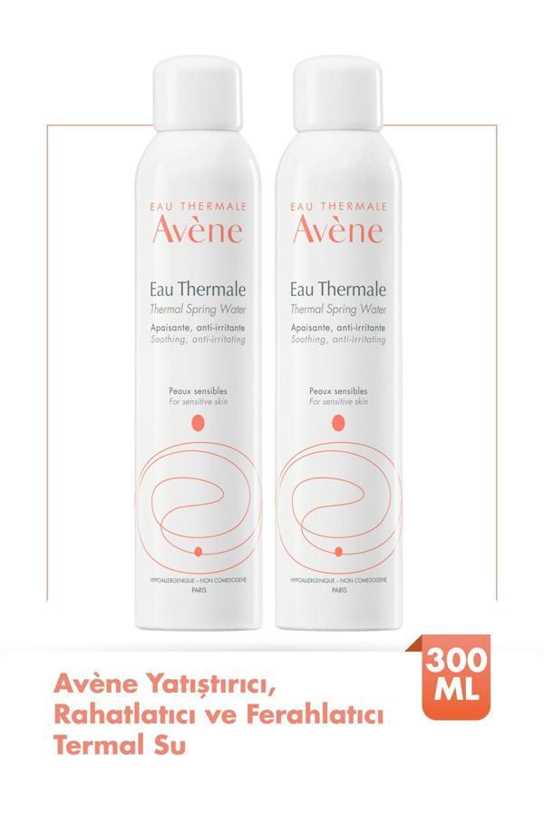 Avene Tüm Cilt Tipleri İçin Yatıştırıcı, Rahatlatıcı Ve Ferahlatıcı Büyük Boy Avène Termal Su 300 Ml X2 - Image 1