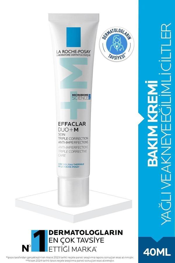 La Roche-Posay Effaclar Duo+M Face Care Cream For Oily And Acne Prone Skin 40 Ml Passi.2106 - Image 1