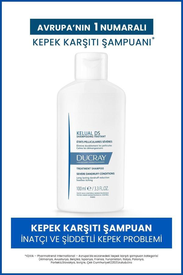 Ducray Kelual Ds İnatçı Ve Şiddetli Kepek Karşıtı Şampuan 100 Ml - Image 1
