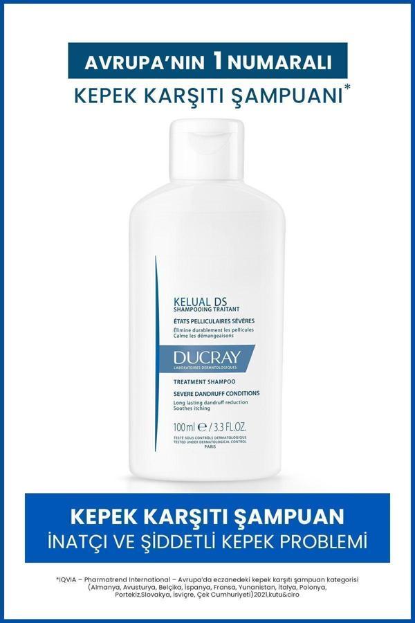 Ducray Kelual Ds Şampuan İnatçı Ve Şiddetli Kepek Karşıtı Şampuan 100Ml - Image 1