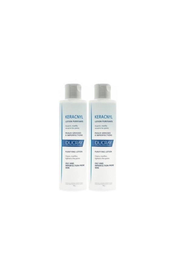 Ducray Keracnyl Arındırıcı, Gözenek Sıkılaçtırıcı Tonik 2’Li Avantajlı Set(200Ml+200Ml) - Image 1