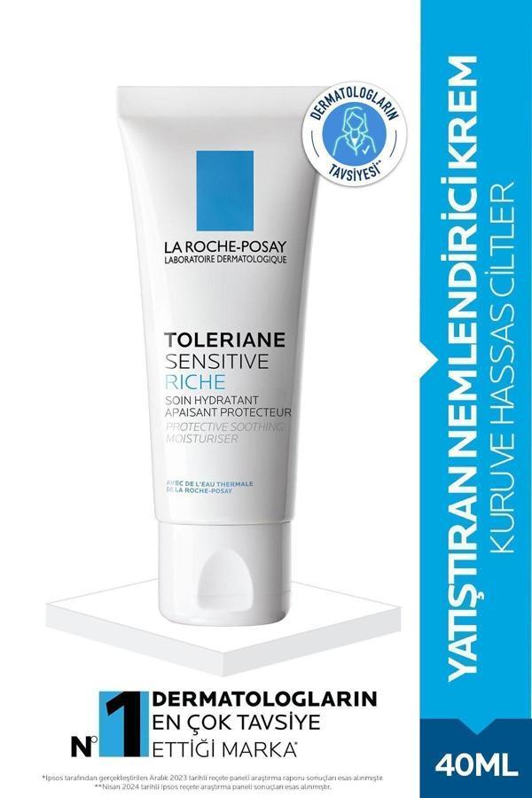La Roche-Posay Toleriane Sensitive Rich Moisturizing Face Cream 40 Ml Passi.2108 - Image 1