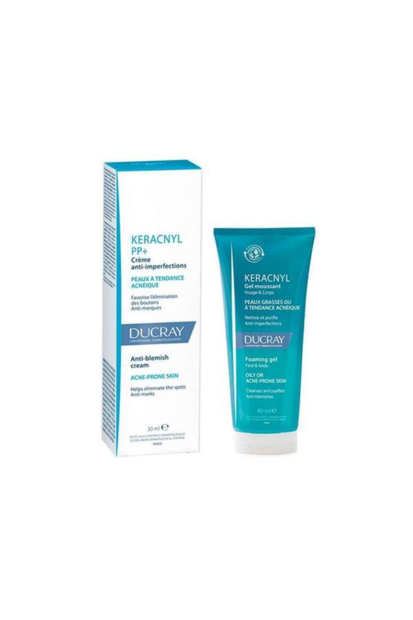 Ducray Keracnyl Pp 30 Ml Krem Keracnyl Jel 40 Ml - Image 1